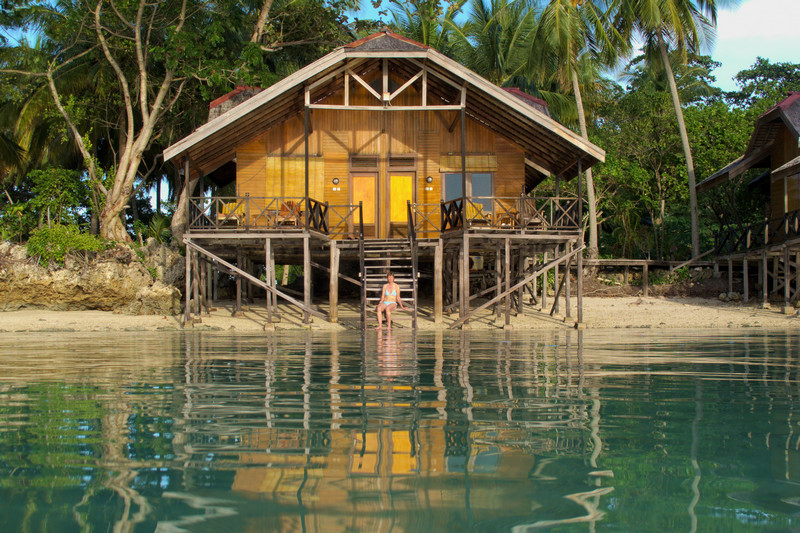 unser Wasserbungalow Nr. 07